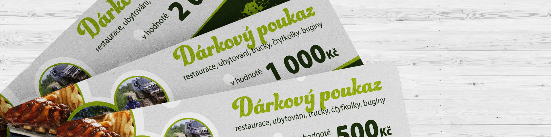 Dárkové poukazy